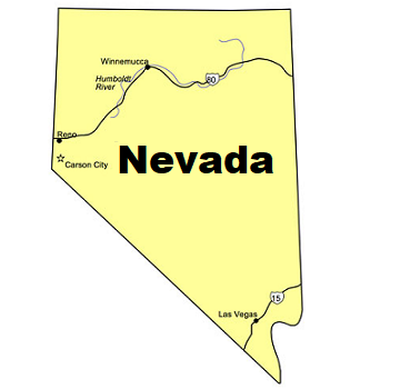 Map of Nevada